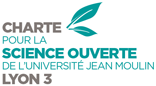 Charte pour la science ouverte de l'Université Jean Moulin Lyon 3