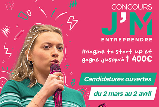 Appel  candidatures - Concours J'M Entreprendre 2023